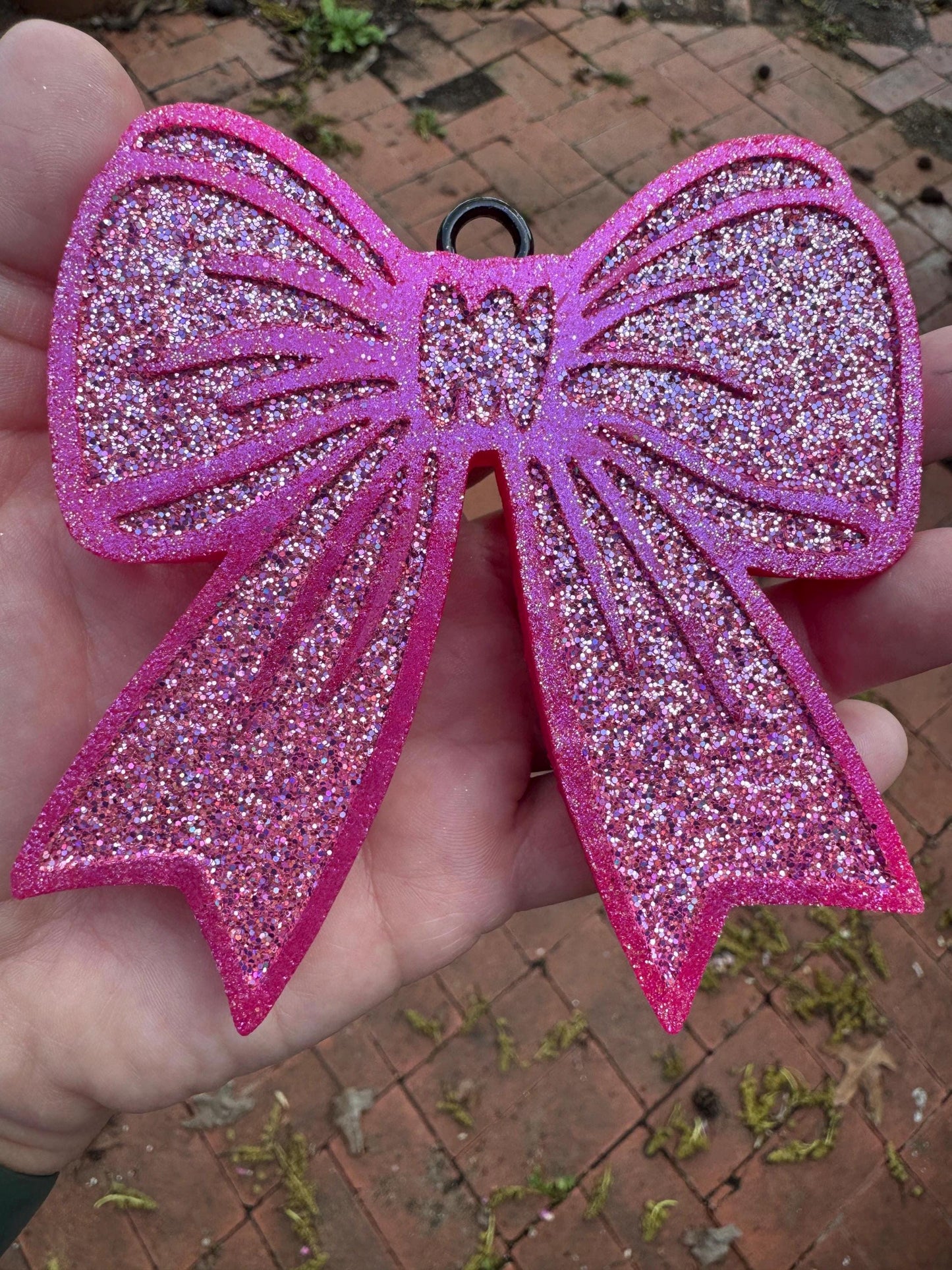 Pink Bow Car Freshie | Car Freshie | Car Freshy | Air Freshener | Gift | Gllitter | Pink | Bow
