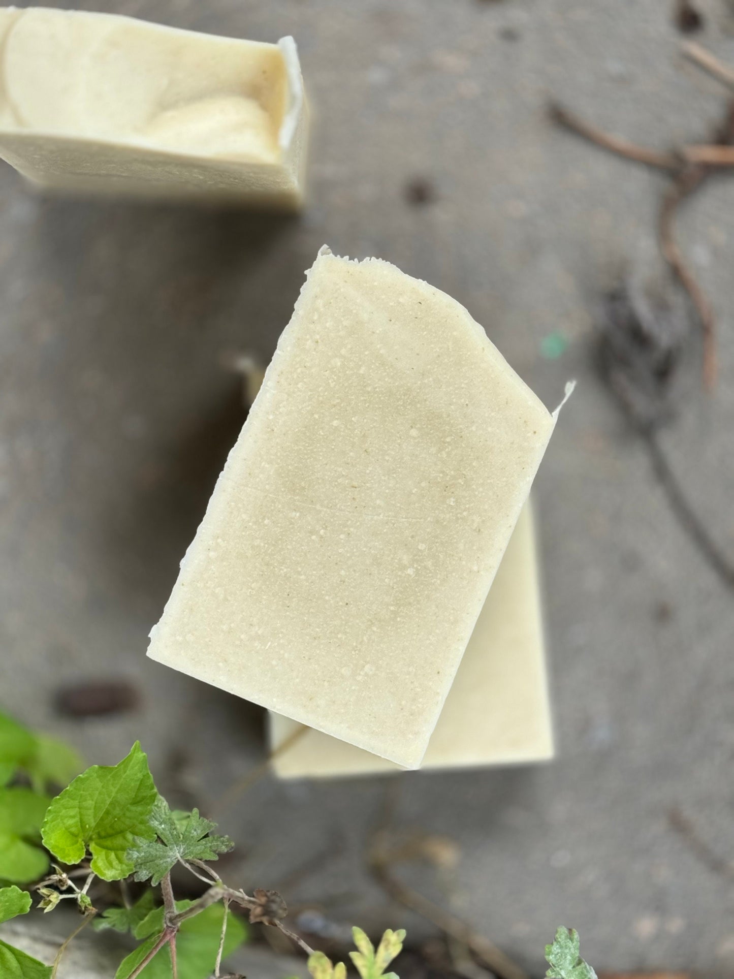 Plain Jane Bar Soap | Cold Process Soap | Colloidal Oatmeal Powder | Shea Butter | Hemp Seed Oil | All Natural Soap |