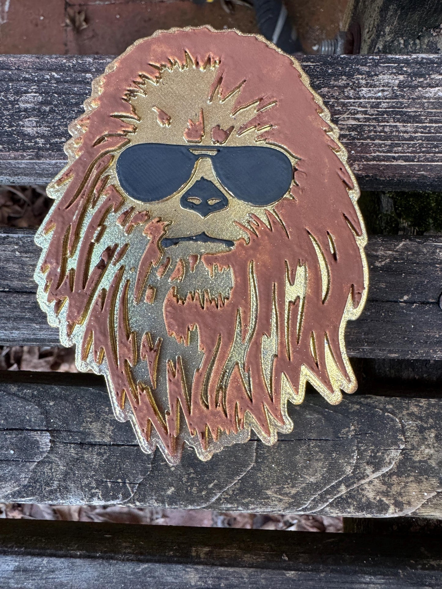 Chewbacca Car Freshie | Sasquatch | Car Freshie | Car Freshy | Air Freshener | Sparkle | Glitter | Sunglasses