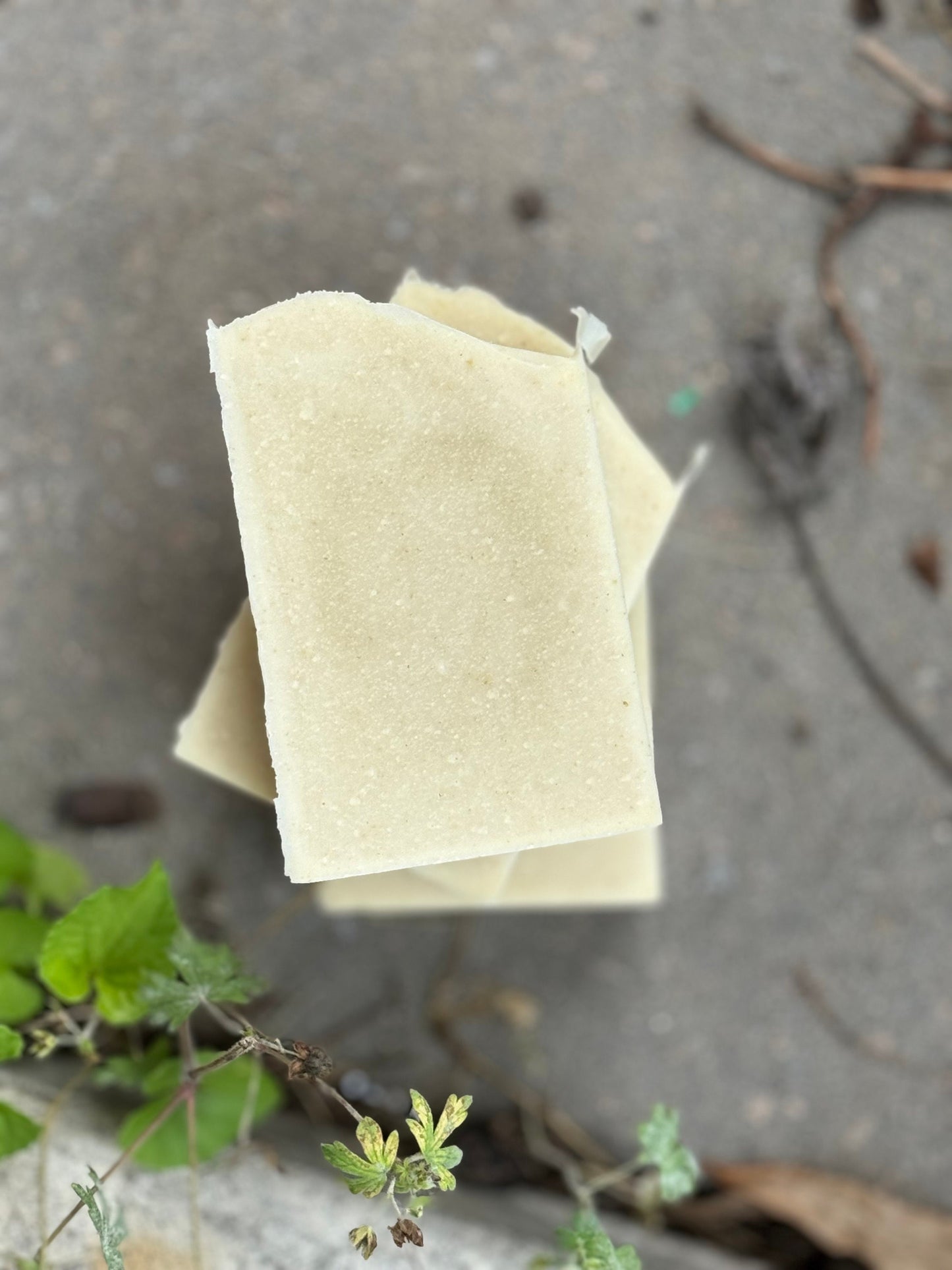 Plain Jane Bar Soap | Cold Process Soap | Colloidal Oatmeal Powder | Shea Butter | Hemp Seed Oil | All Natural Soap |