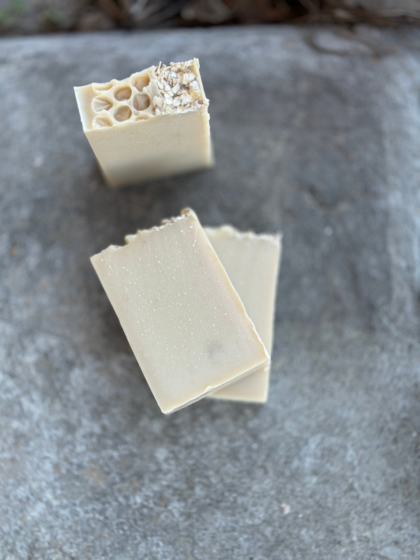 Oatmeal Milk & Honey Bar Soap| Cold Process Soap | Shea Butter | Hemp Seed Oil | All Natural Soap | Coconut Milk Powder