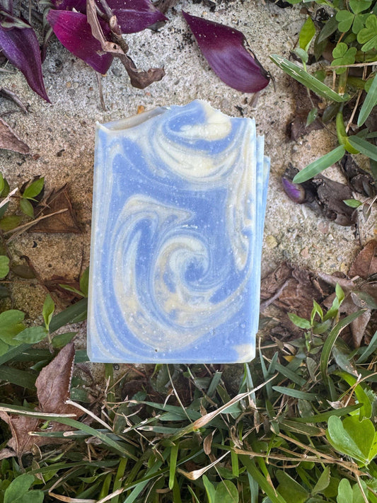 Galaxy Bar Soap | Clean | All Natural | Cold Process Soap | Enviroglitter | Mint | Lemon | Grapefruit | Cedarwood