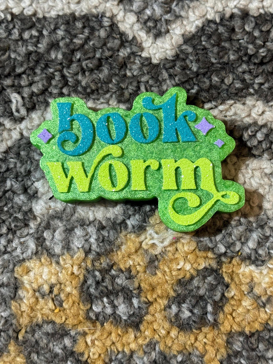 Book Worm Car Freshie   | Car Freshie | Car Freshy | Air Freshener | Gift | Gllitter | Bookish