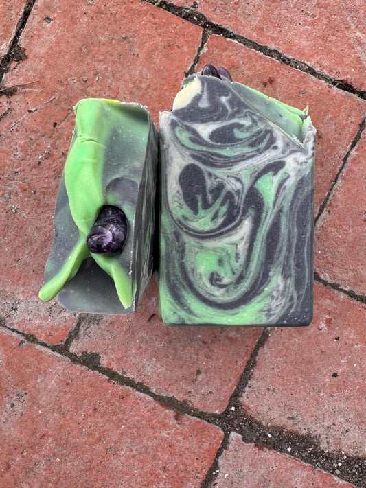 Blackberry Ambrosia Bar Soap | Amethyst | All Natural | Cold Process Soap|
