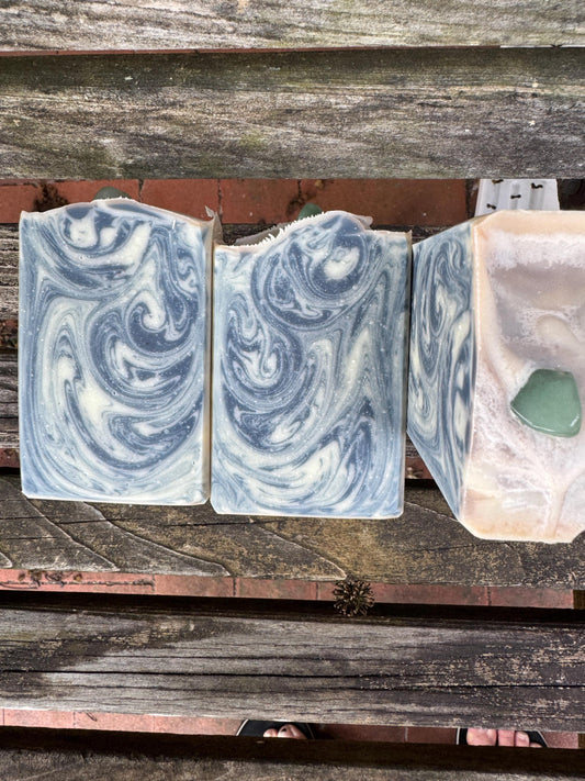 Eucalyptus Spearmint Bar Soap | Essential Oils | Aventurine Stone | All Natural | Cold Process Soap|