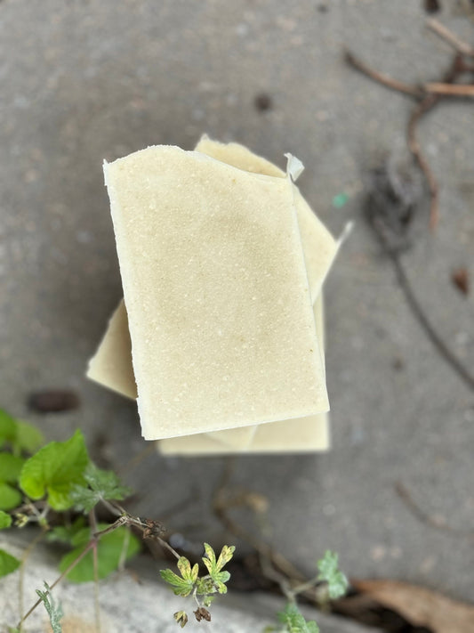 Plain Jane Bar Soap | Cold Process Soap | Colloidal Oatmeal Powder | Shea Butter | Hemp Seed Oil | All Natural Soap |